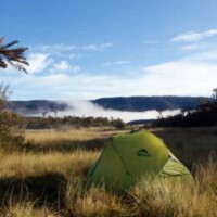 Tent camp near Lake Habbema