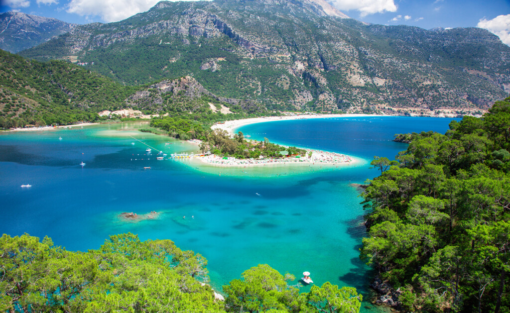Blue lagoon in Oludeniz, Turkey