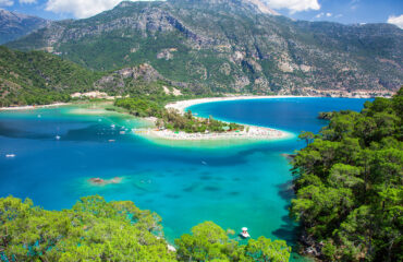Blue lagoon in Oludeniz, Turkey